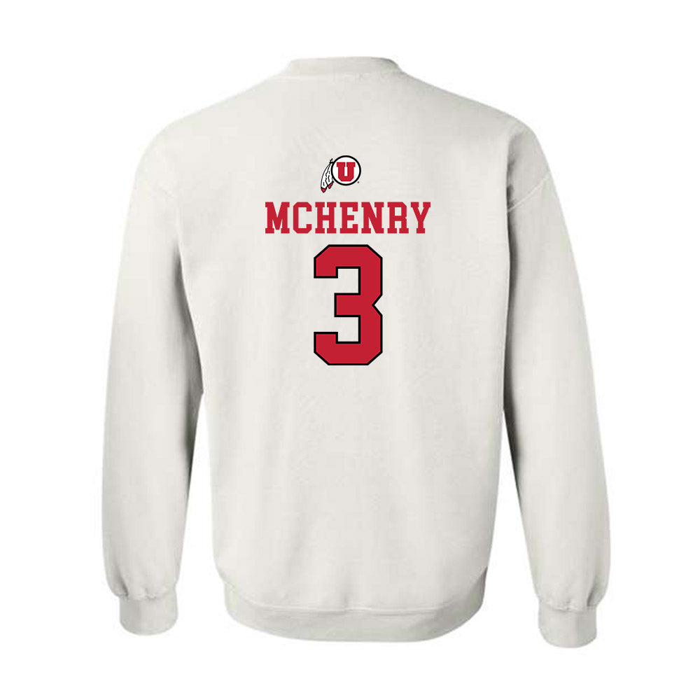 Utah - NCAA Men's Basketball : Don McHenry - Sports Shersey Crewneck Sweatshirt-1