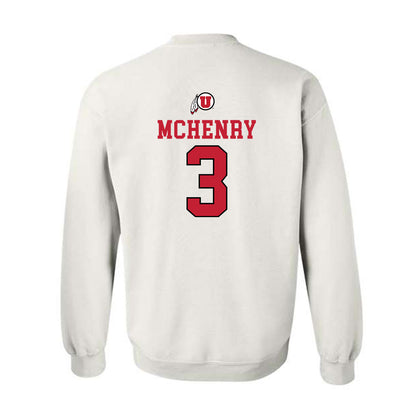 Utah - NCAA Men's Basketball : Don McHenry - Sports Shersey Crewneck Sweatshirt-1