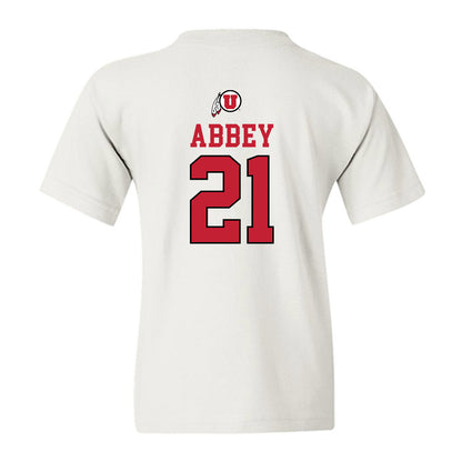 Utah - NCAA Men's Basketball : Obomate Abbey - Sports Shersey Youth T-Shirt-1