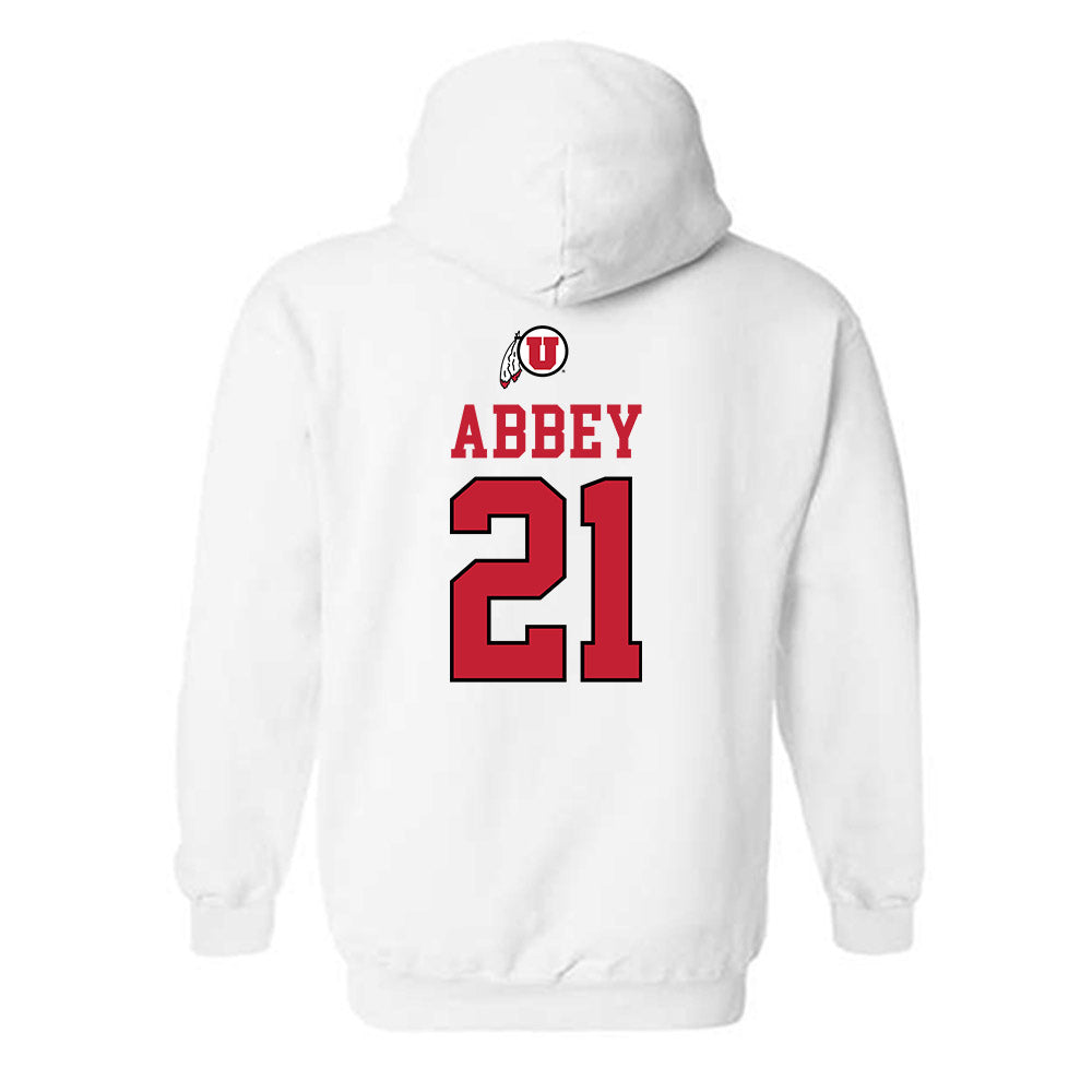 Utah - NCAA Men's Basketball : Obomate Abbey - Sports Shersey Hooded Sweatshirt-1