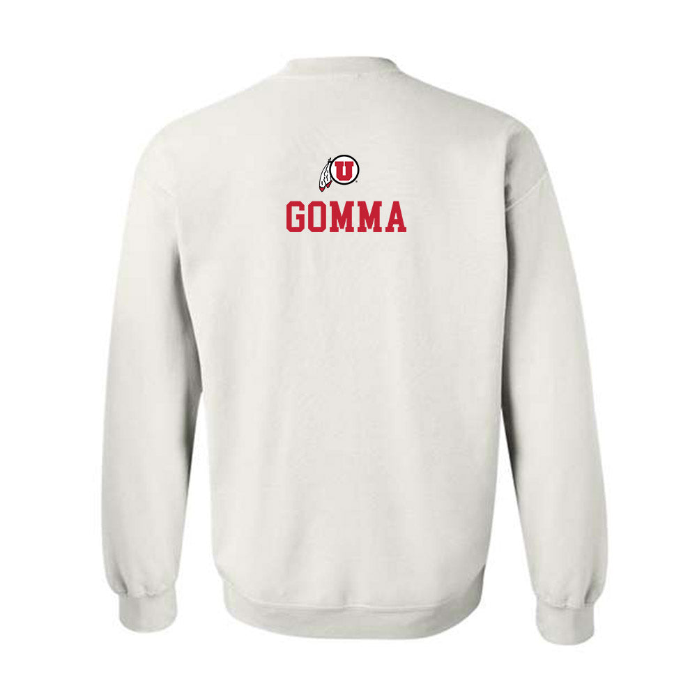 Utah - NCAA Men's Basketball : Malek Gomma - Sports Shersey Crewneck Sweatshirt-1