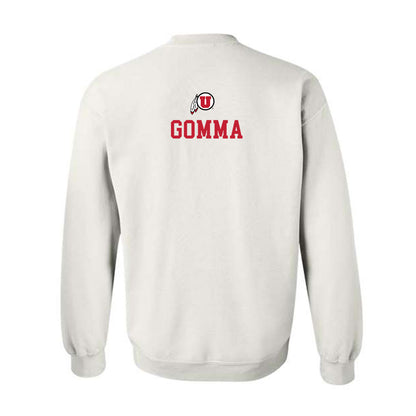 Utah - NCAA Men's Basketball : Malek Gomma - Sports Shersey Crewneck Sweatshirt-1