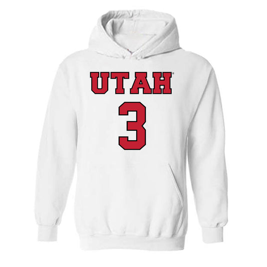 Utah - NCAA Men's Basketball : Don McHenry - Sports Shersey Hooded Sweatshirt-0