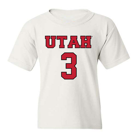 Utah - NCAA Men's Basketball : Don McHenry - Sports Shersey Youth T-Shirt-0