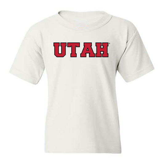 Utah - NCAA Men's Basketball : Lukas McCanna - Sports Shersey Youth T-Shirt-0