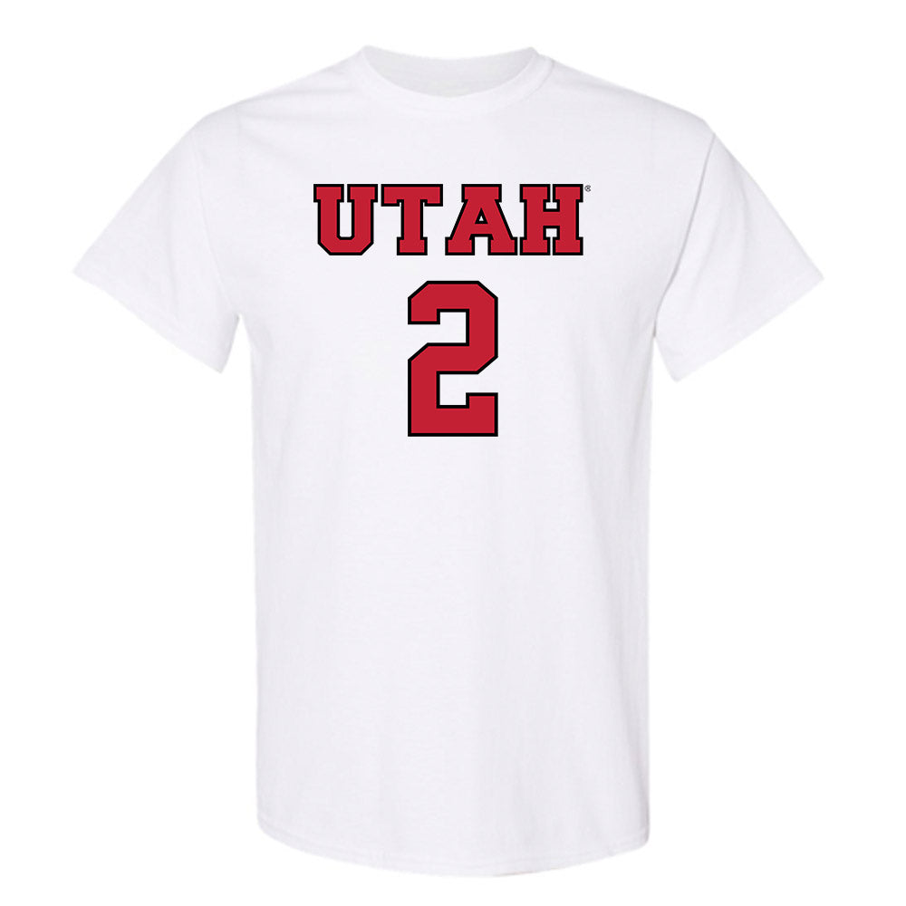 Utah - NCAA Men's Basketball : Jackson Holcombe - Sports Shersey T-Shirt-0