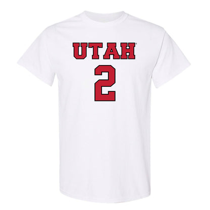 Utah - NCAA Men's Basketball : Jackson Holcombe - Sports Shersey T-Shirt-0