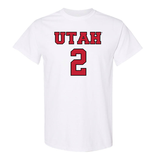 Utah - NCAA Men's Basketball : Jackson Holcombe - Sports Shersey T-Shirt-0