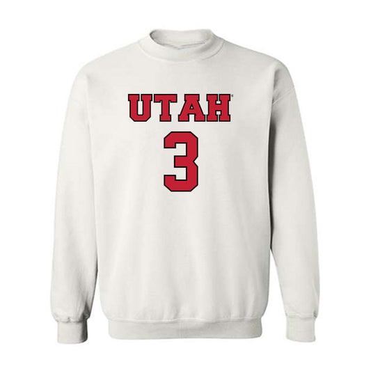 Utah - NCAA Men's Basketball : Don McHenry - Sports Shersey Crewneck Sweatshirt-0
