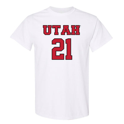 Utah - NCAA Men's Basketball : Alec Anigbata - Sports Shersey T-Shirt-0