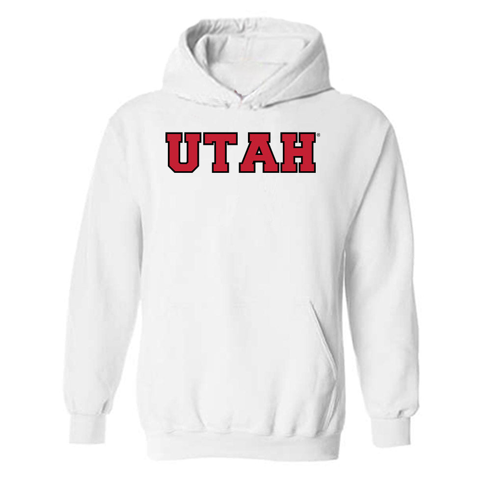 Utah - NCAA Men's Basketball : Malek Gomma - Sports Shersey Hooded Sweatshirt-0