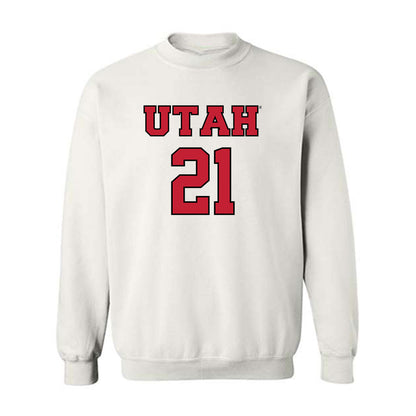 Utah - NCAA Men's Basketball : Alec Anigbata - Sports Shersey Crewneck Sweatshirt-0