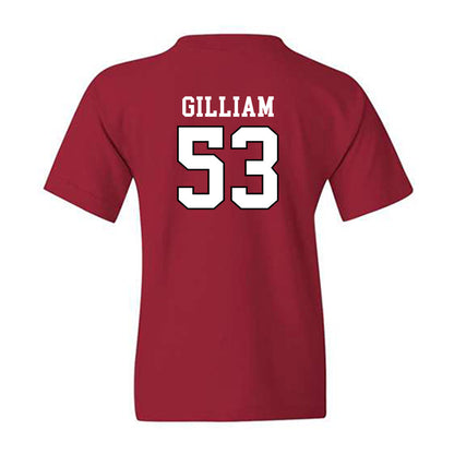 Utah - NCAA Baseball : Jet Gilliam - Generic Shersey Youth T-Shirt-1