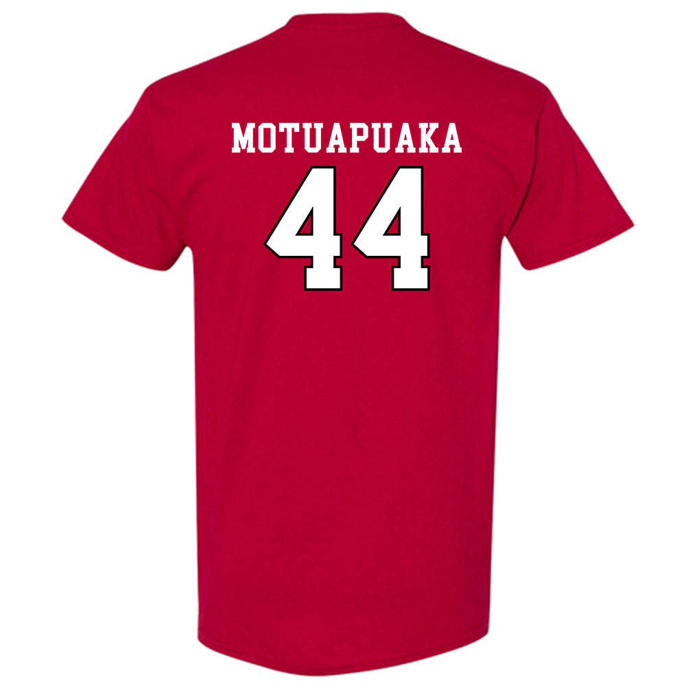 Utah - NCAA Football : Sione Motuapuaka - Generic Shersey T-Shirt-1