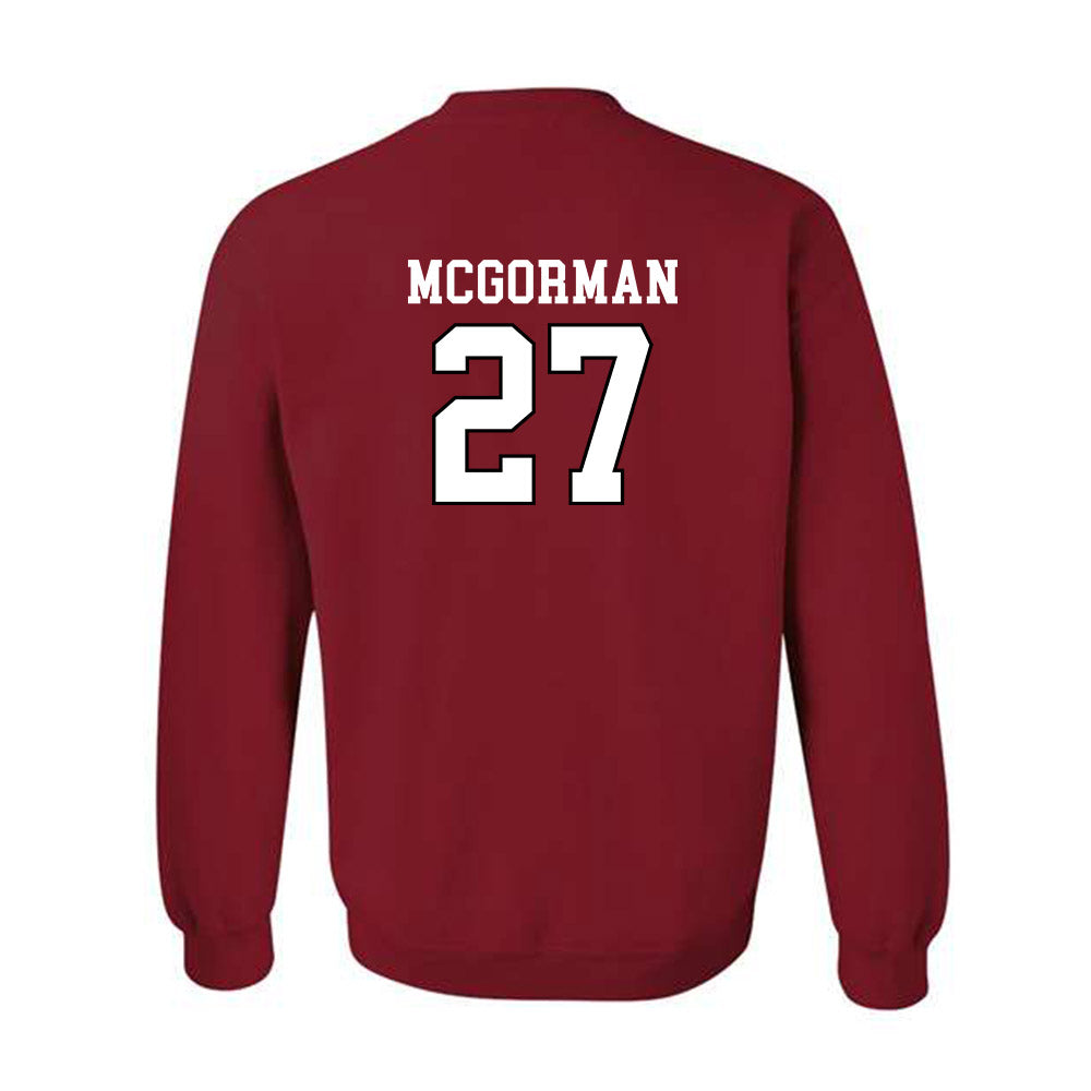 Utah - NCAA Baseball : Anson Mcgorman - Generic Shersey Crewneck Sweatshirt-1