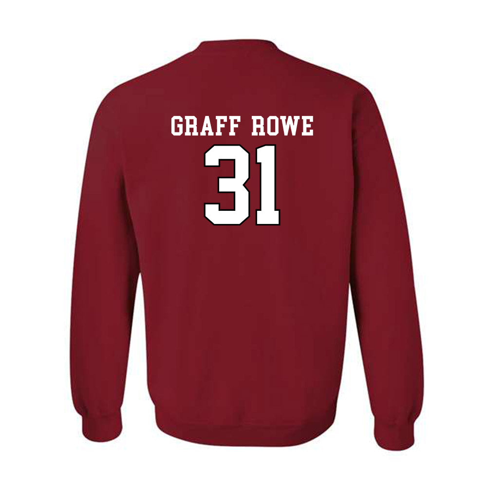Utah - NCAA Baseball : Ashton Graff-Rowe - Generic Shersey Crewneck Sweatshirt-1