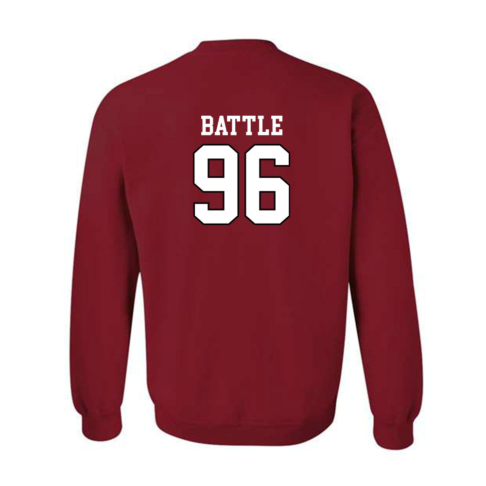Utah - NCAA Football : Dilan Battle - Generic Shersey Crewneck Sweatshirt-1