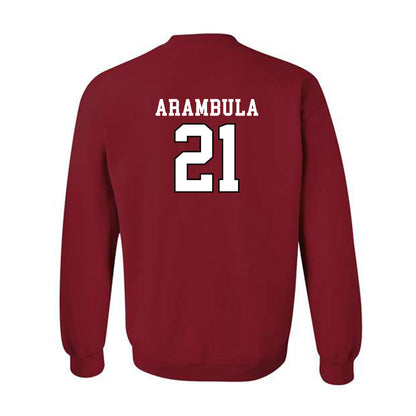 Utah - NCAA Baseball : Daniel Arambula - Generic Shersey Crewneck Sweatshirt-1