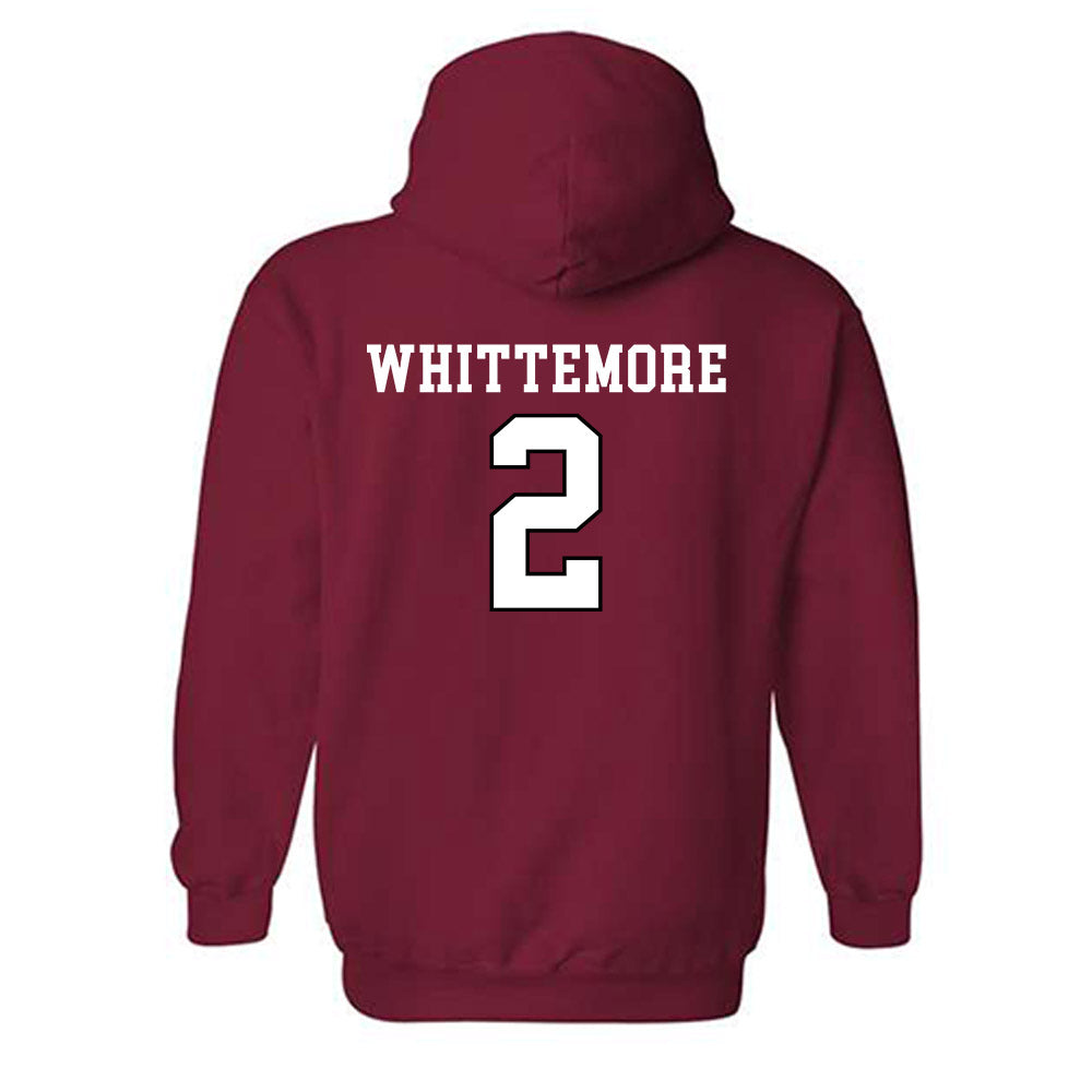 Utah - NCAA Football : Creed Whittemore - Generic Shersey Hooded Sweatshirt-1
