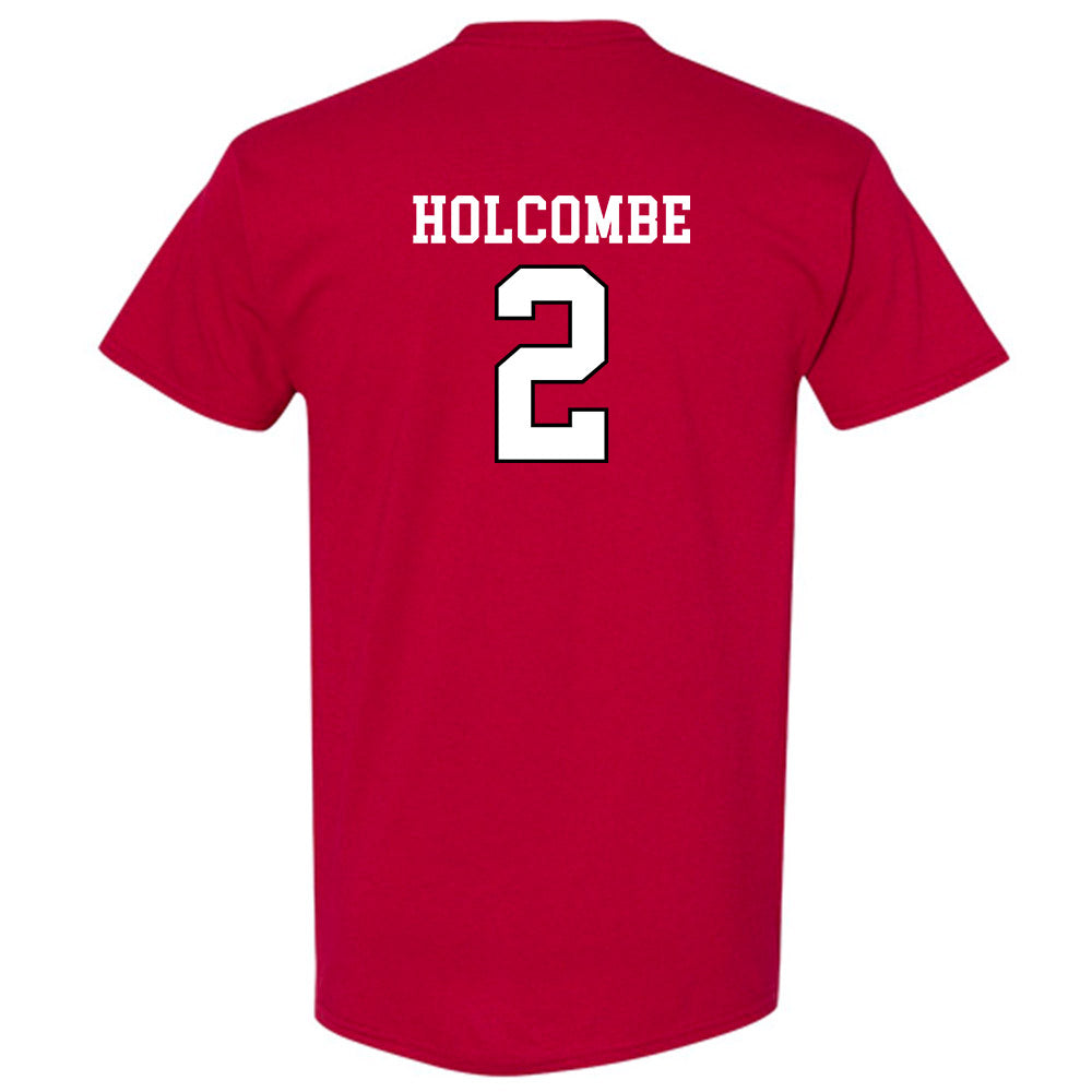 Utah - NCAA Men's Basketball : Jackson Holcombe - Generic Shersey T-Shirt-1