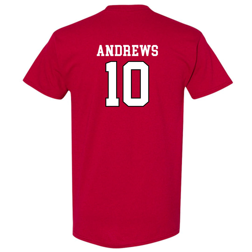 Utah - NCAA Football : Hunter Andrews - Generic Shersey T-Shirt-1