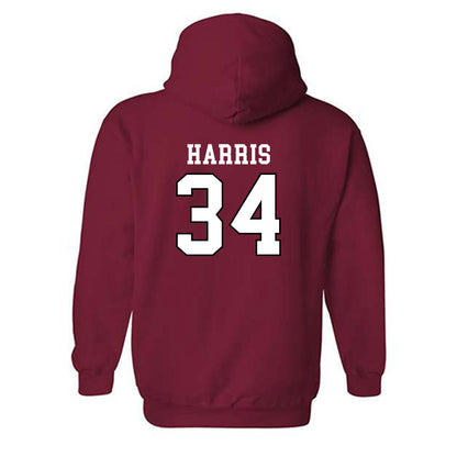Utah - NCAA Baseball : Malik Harris - Generic Shersey Hooded Sweatshirt-1