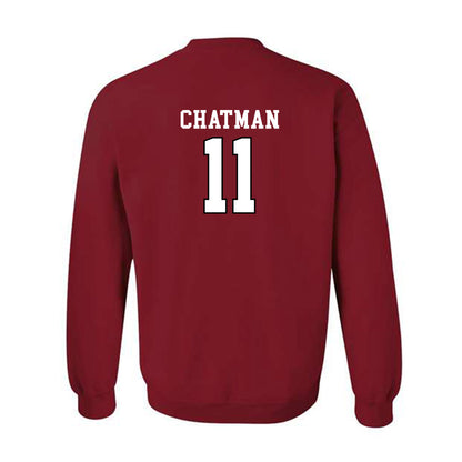 Utah - NCAA Men's Basketball : Taison Chatman - Generic Shersey Crewneck Sweatshirt-1
