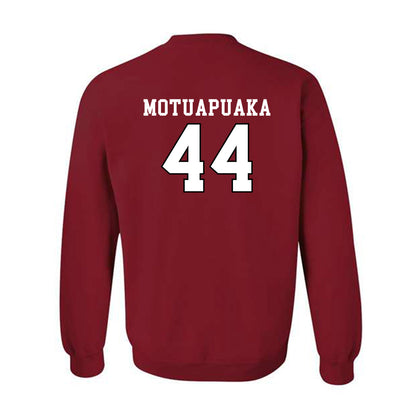 Utah - NCAA Football : Sione Motuapuaka - Generic Shersey Crewneck Sweatshirt-1