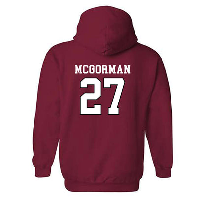 Utah - NCAA Baseball : Anson Mcgorman - Generic Shersey Hooded Sweatshirt-1