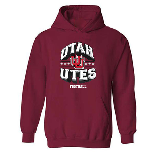 Utah - NCAA Football : Preston Pitts - Generic Shersey Hooded Sweatshirt-0