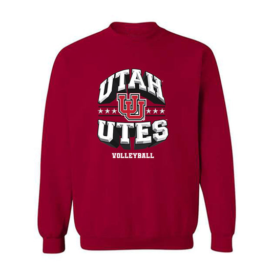 Utah - NCAA Women's Volleyball : Katelynn Field - Generic Shersey Crewneck Sweatshirt-0