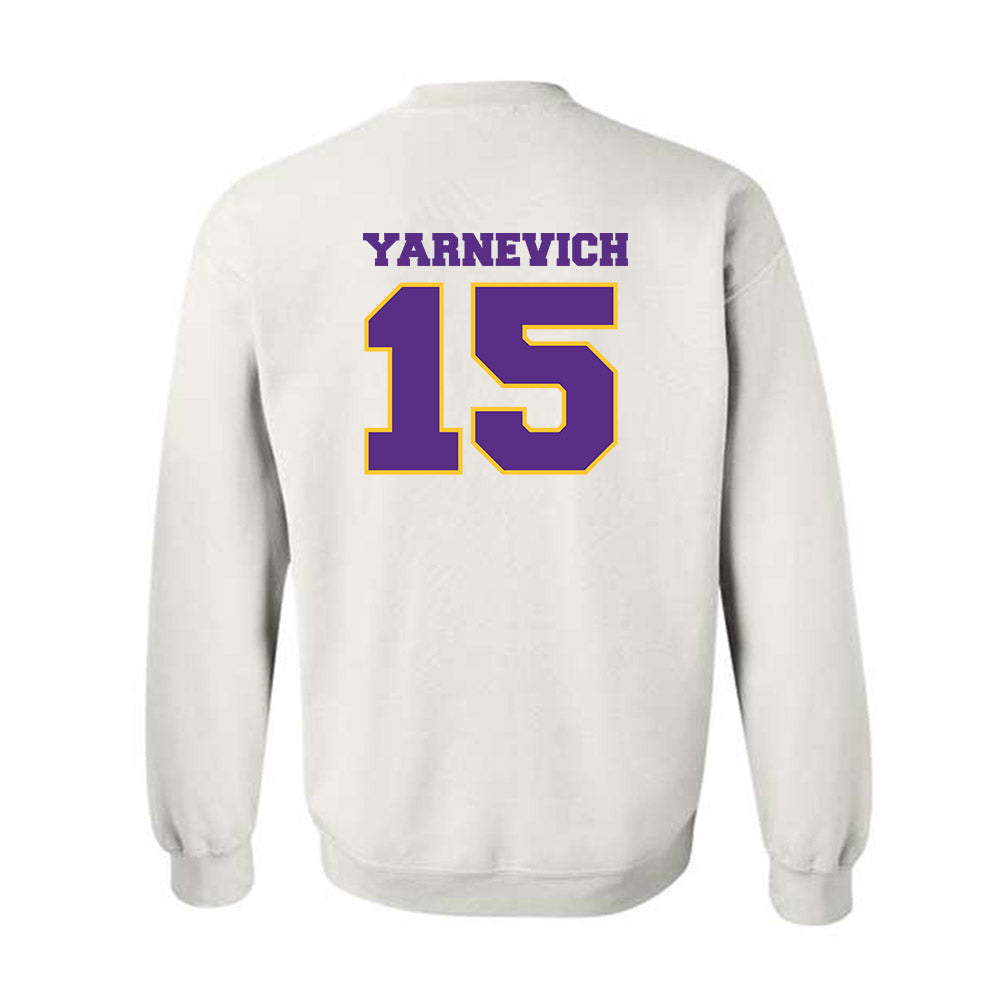 LSU - NCAA Women's Basketball : Meghan Yarnevich - Sports Shersey Crewneck Sweatshirt-1