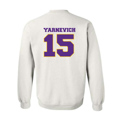LSU - NCAA Women's Basketball : Meghan Yarnevich - Sports Shersey Crewneck Sweatshirt-1