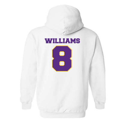 LSU - NCAA Women's Basketball : Jada Williams - Sports Shersey Hooded Sweatshirt-1