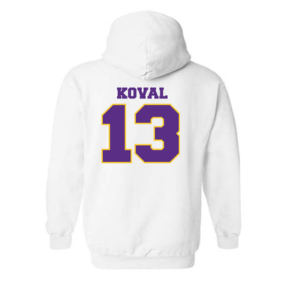 LSU - NCAA Women's Basketball : Kate Koval - Sports Shersey Hooded Sweatshirt-1