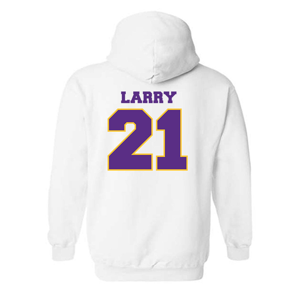 LSU - NCAA Women's Basketball : Chloe Larry - Sports Shersey Hooded Sweatshirt-1