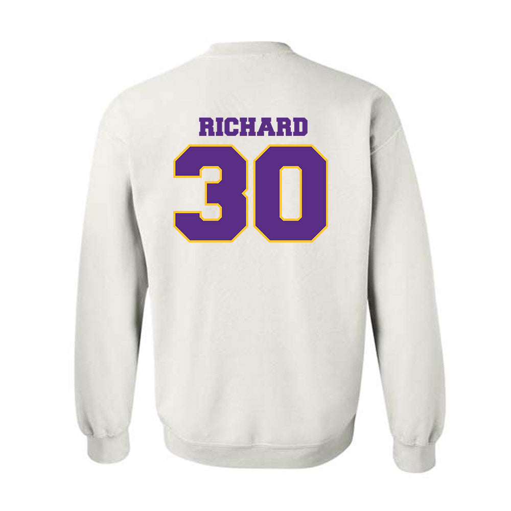 LSU - NCAA Women's Basketball : Jada Richard - Sports Shersey Crewneck Sweatshirt-1