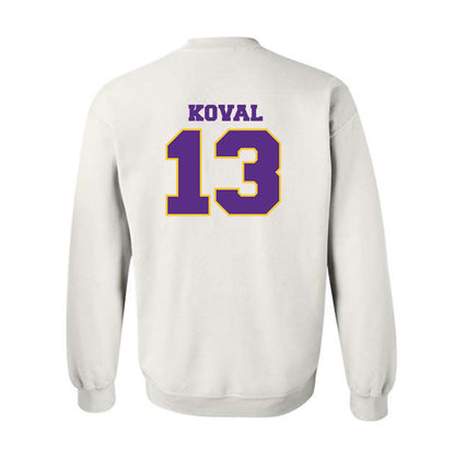 LSU - NCAA Women's Basketball : Kate Koval - Sports Shersey Crewneck Sweatshirt-1
