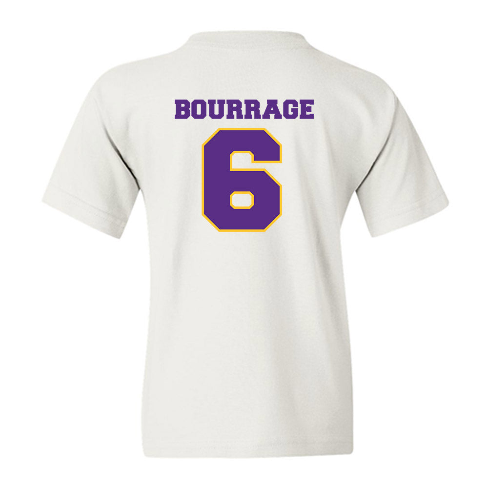 LSU - NCAA Women's Basketball : Divine Bourrage - Sports Shersey Youth T-Shirt-1
