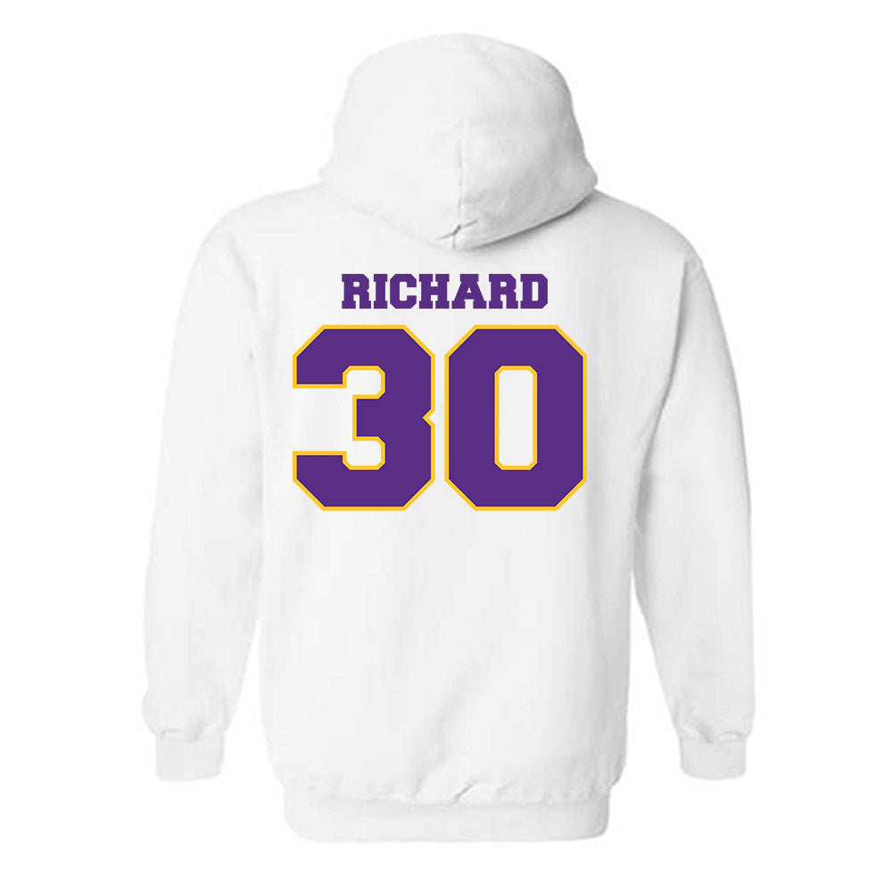 LSU - NCAA Women's Basketball : Jada Richard - Sports Shersey Hooded Sweatshirt-1