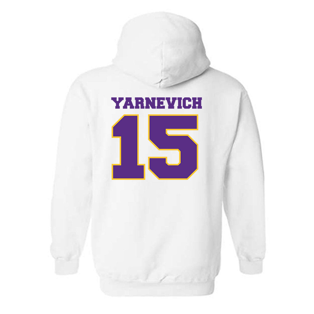 LSU - NCAA Women's Basketball : Meghan Yarnevich - Sports Shersey Hooded Sweatshirt-1