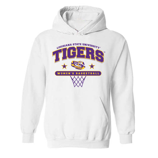 LSU - NCAA Women's Basketball : Divine Bourrage - Sports Shersey Hooded Sweatshirt-0