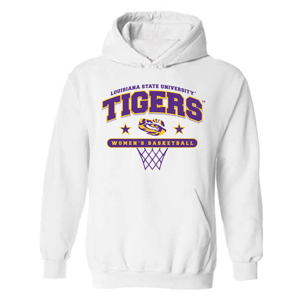 LSU - NCAA Women's Basketball : Chloe Larry - Sports Shersey Hooded Sweatshirt-0