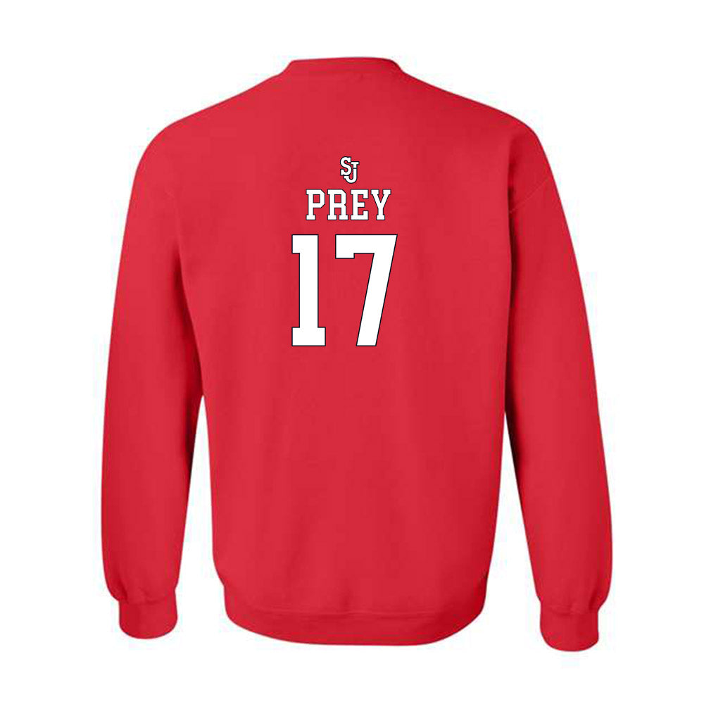St. Johns - NCAA Men's Basketball : Ruben Prey - Sports Shersey Crewneck Sweatshirt-1