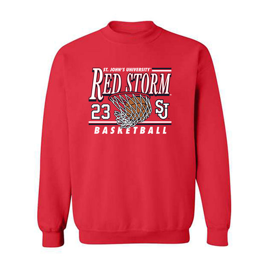 St. Johns - NCAA Men's Basketball : Bryce Hopkins - Sports Shersey Crewneck Sweatshirt-0