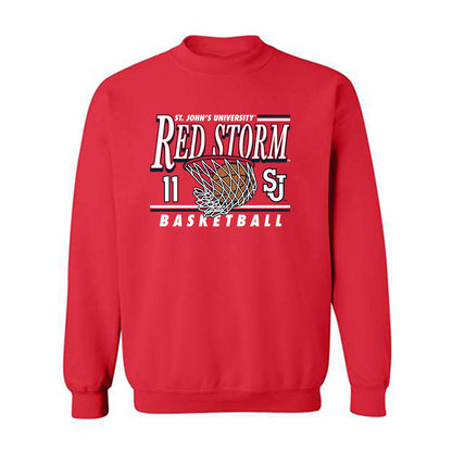 St. Johns - NCAA Women's Basketball : Janeya Grant - Sports Shersey Crewneck Sweatshirt-0