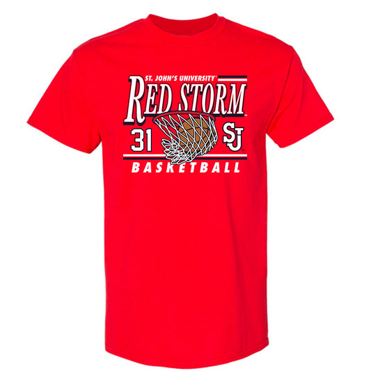 St. Johns - NCAA Men's Basketball : Lefteris Liotopoulos - Sports Shersey T-Shirt-0