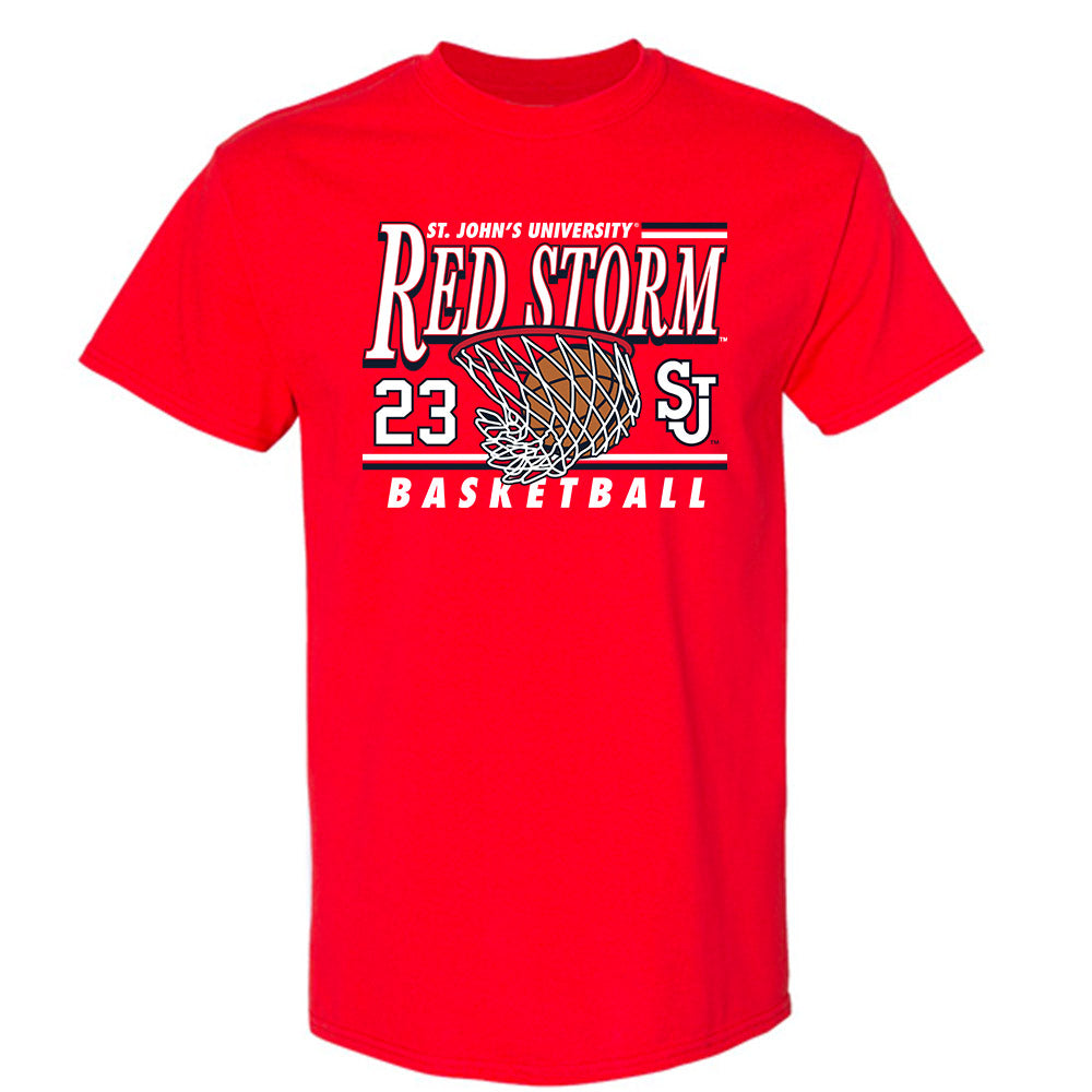 St. Johns - NCAA Men's Basketball : Bryce Hopkins - Sports Shersey T-Shirt-0
