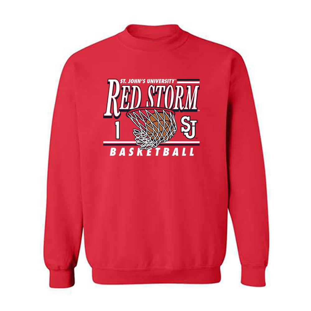 St. Johns - NCAA Men's Basketball : Dillon Mitchell - Sports Shersey Crewneck Sweatshirt-0