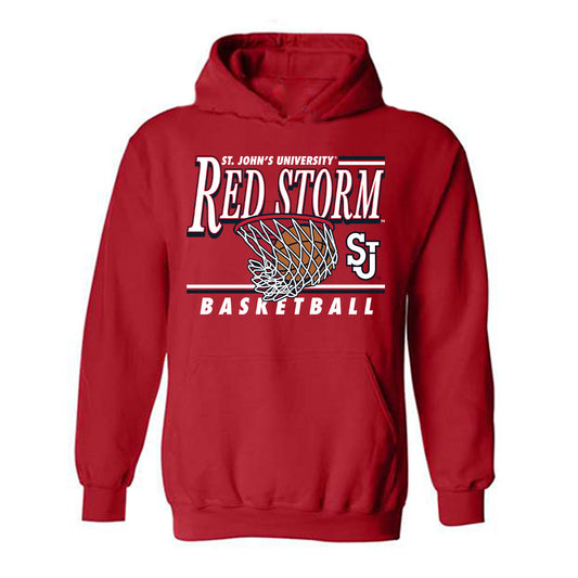 St. Johns - NCAA Men's Basketball : Donnie Freeman - Sports Shersey Hooded Sweatshirt-0